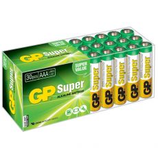 Батарейка GP Super Alkaline 24A LR03 AAA, 30 шт.