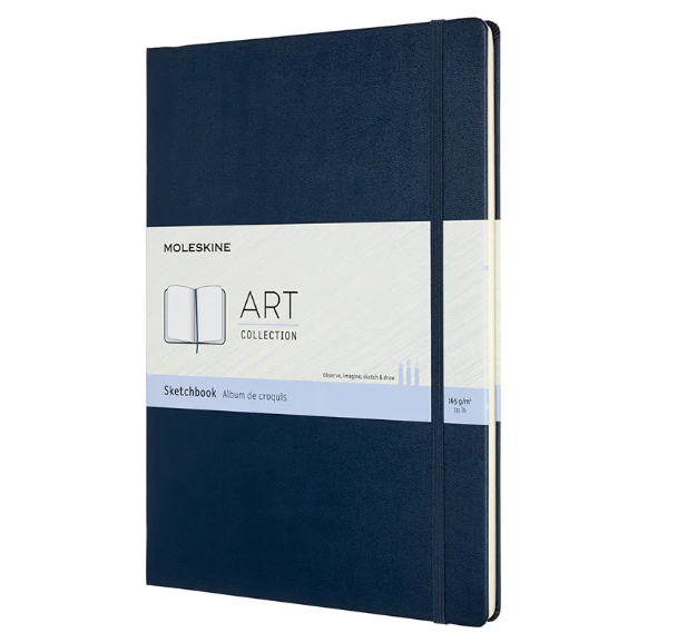 Блокнот Moleskine Art [artbf832b20] 48 л без разметки твердая обложка artbf832b20 синий сапфир