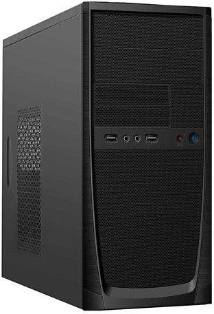 Корпус FOX 6862BK 450W Black