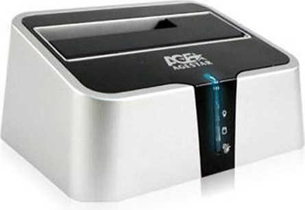 Корпуса и док-станции для жестких дисков Agestar 3UBT2 Silver black
