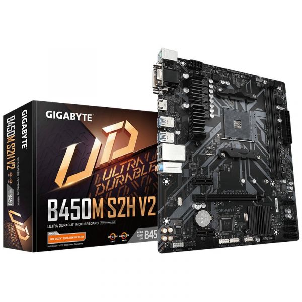 Материнская плата Gigabyte B450M S2H V2