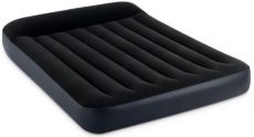 Надувной матрас Intex Standart Pillow Rest Classic черный/синий, 1910х1370 мм